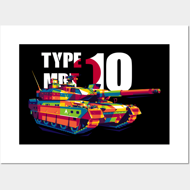 Type 10 MBT Japan Wall Art by wpaprint